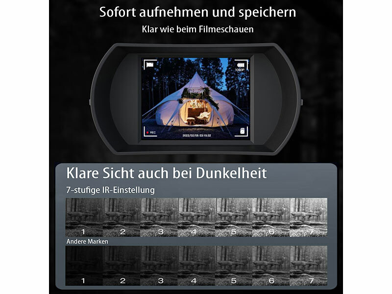 ; Nachtsichtgeräte mit Aufnahmefunktion Nachtsichtgeräte mit Aufnahmefunktion Nachtsichtgeräte mit Aufnahmefunktion 